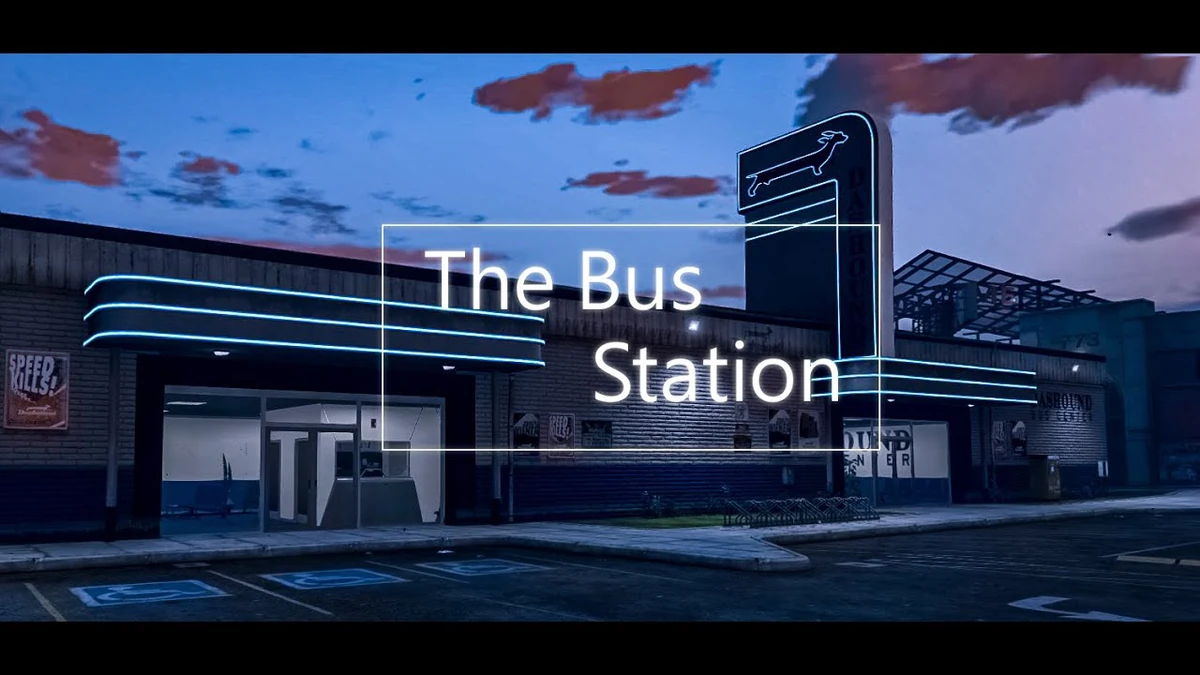 Bus Station MLO – Fully Open Source (FiveM)